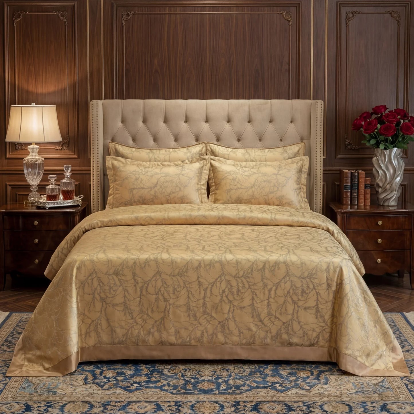 TREE/SKIN VELVET BEDSHEET SET - 5 PCS