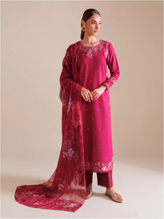 Aneeza - 3 Piece Stitched Dress