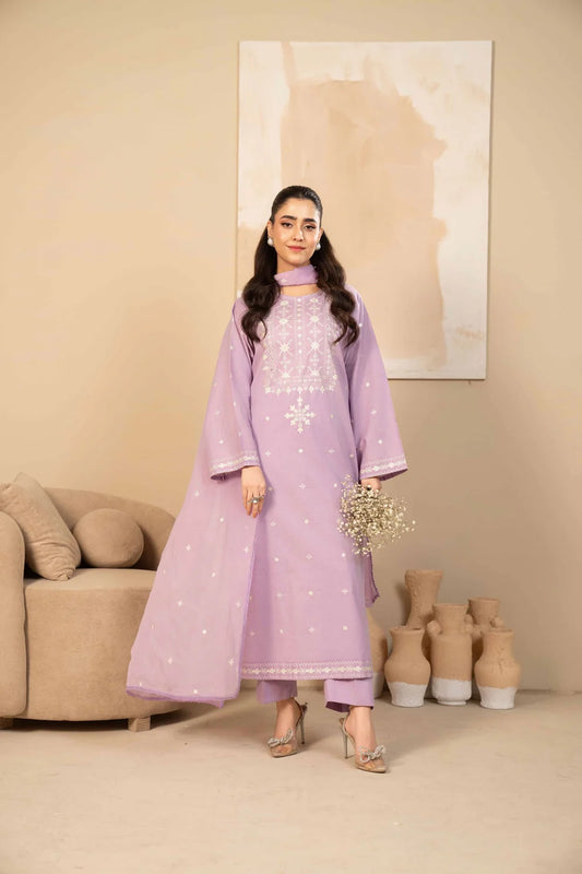 Bareen - 3 Piece Stitched Dress