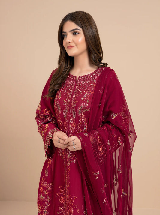 Anmol - 3 Piece Stitched Dress