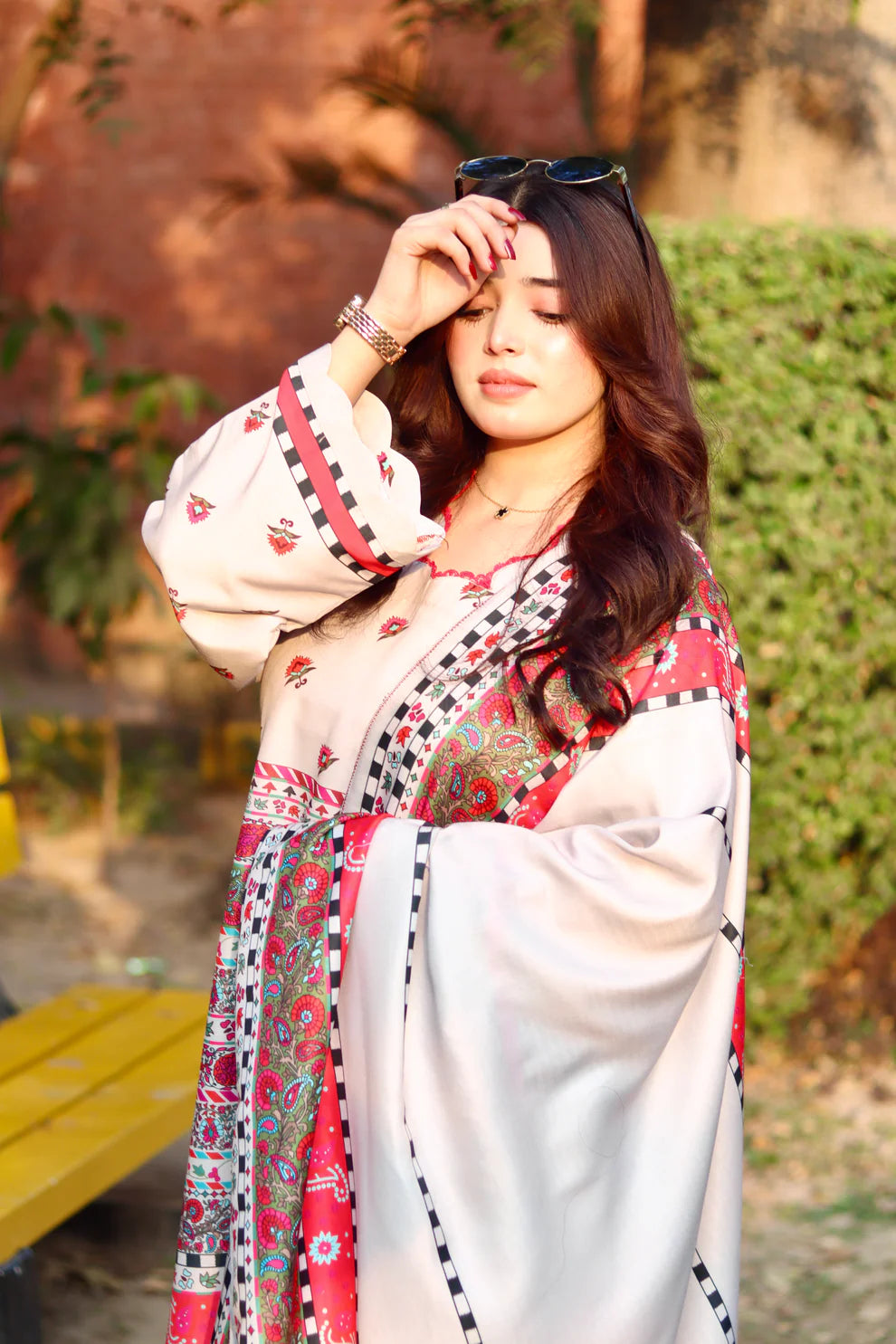 Resham - 3 Piece Stitched Dress