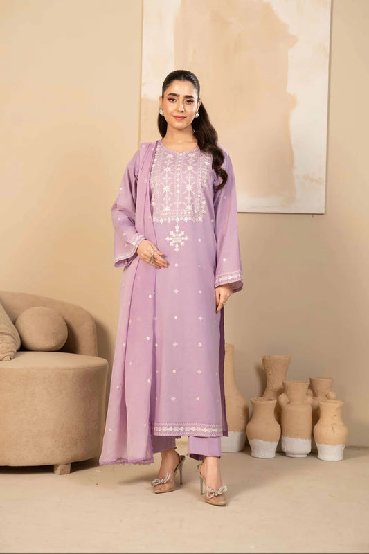 Bareen - 3 Piece Stitched Dress