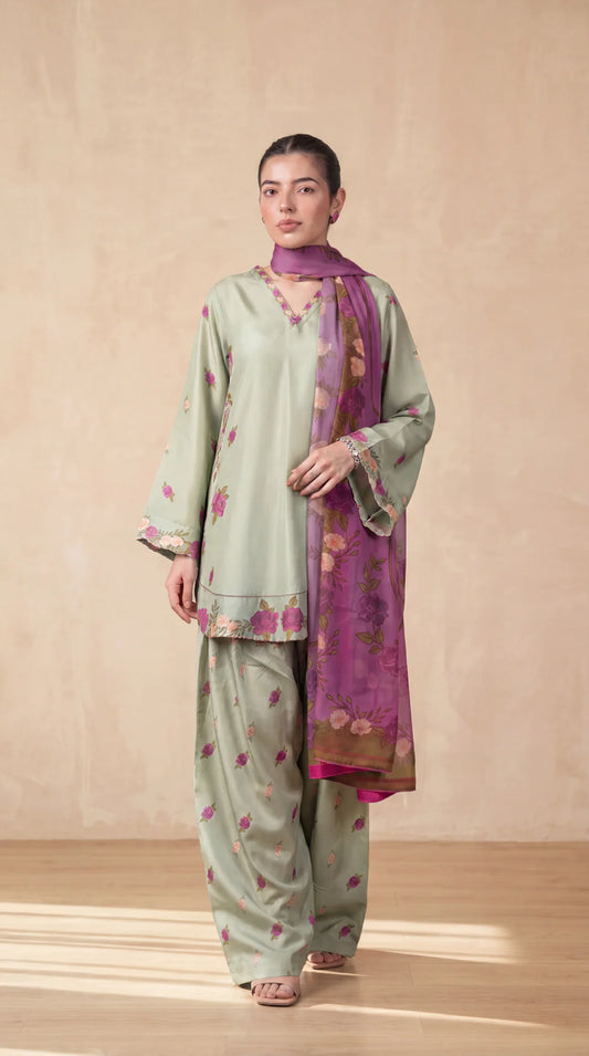 Coco - 3 Piece Stitched Dress