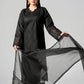 Black Shanzay - 3 Piece Stitched Dress