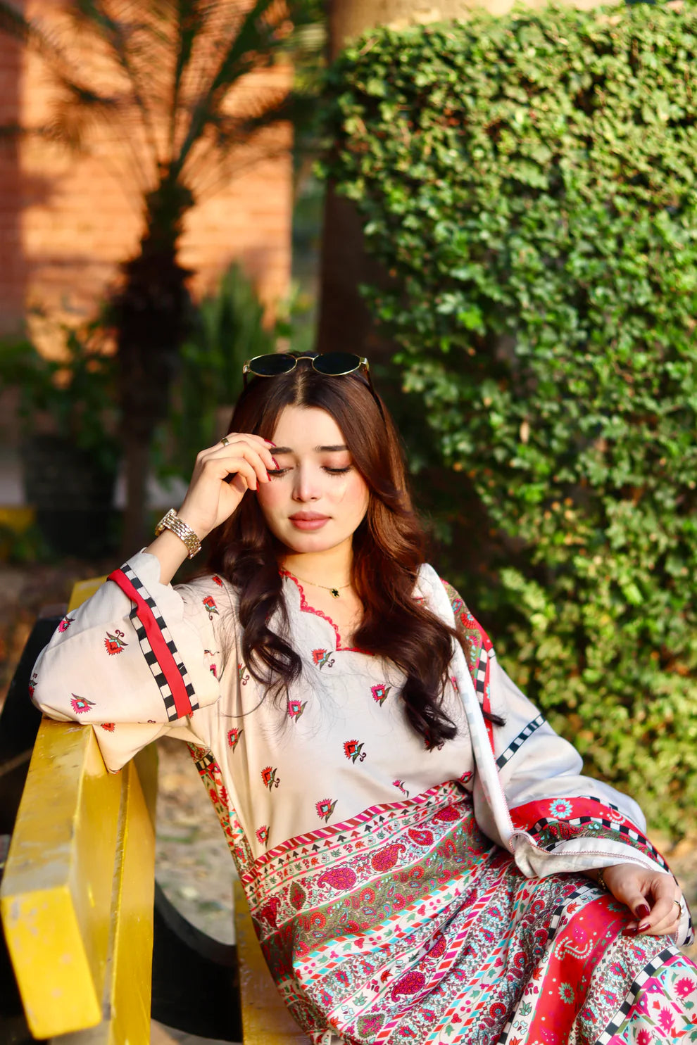 Resham - 3 Piece Stitched Dress