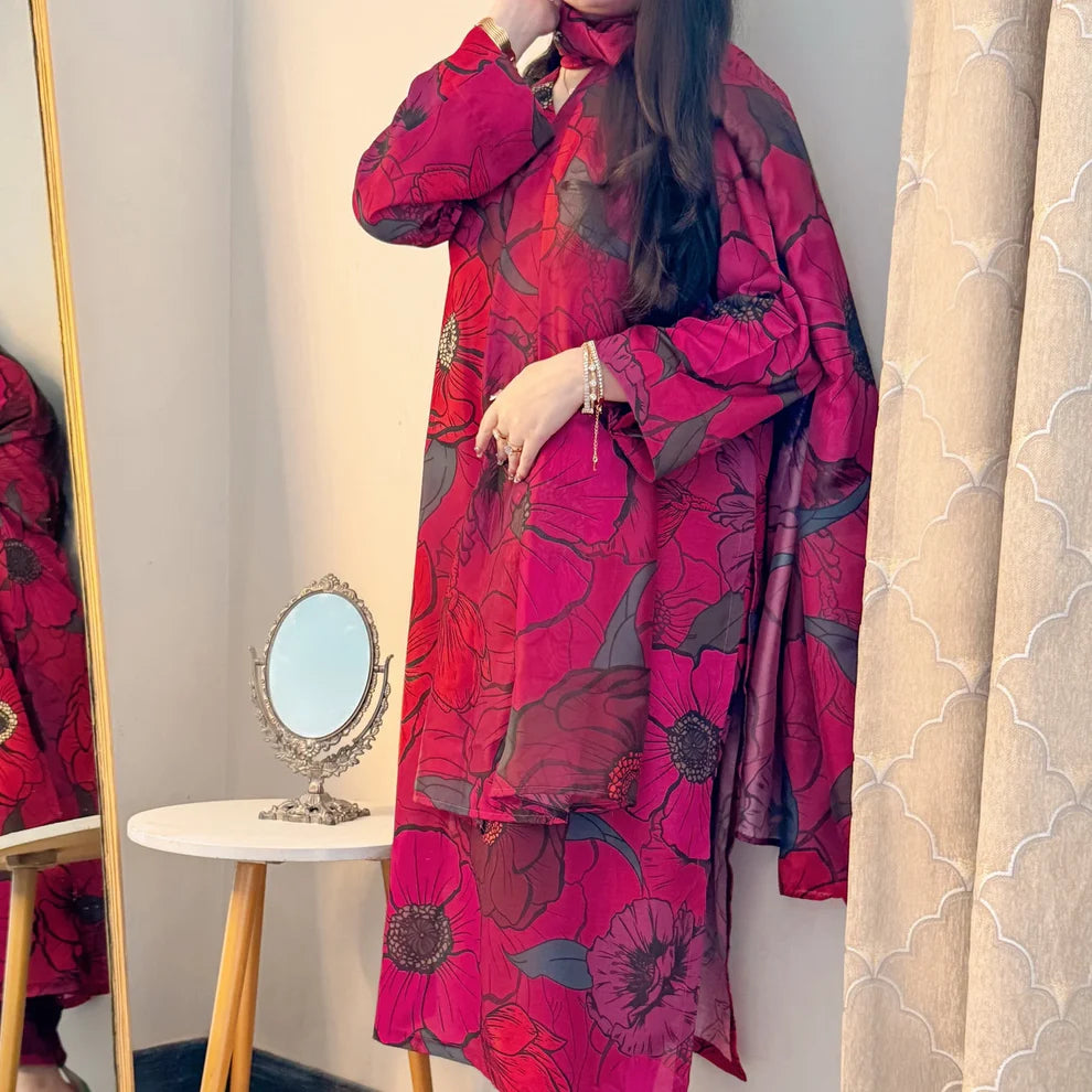 Laleen - 3 Piece Stitched Dress