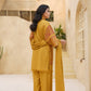 Gulaal - Lemon - 3 Piece Stitched Dress