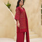Gulaal 3PC Maroon