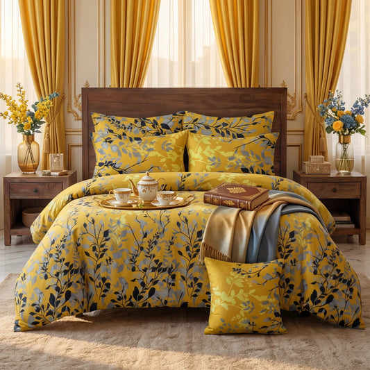 CROCUS Comforter Set- 7 Pcs