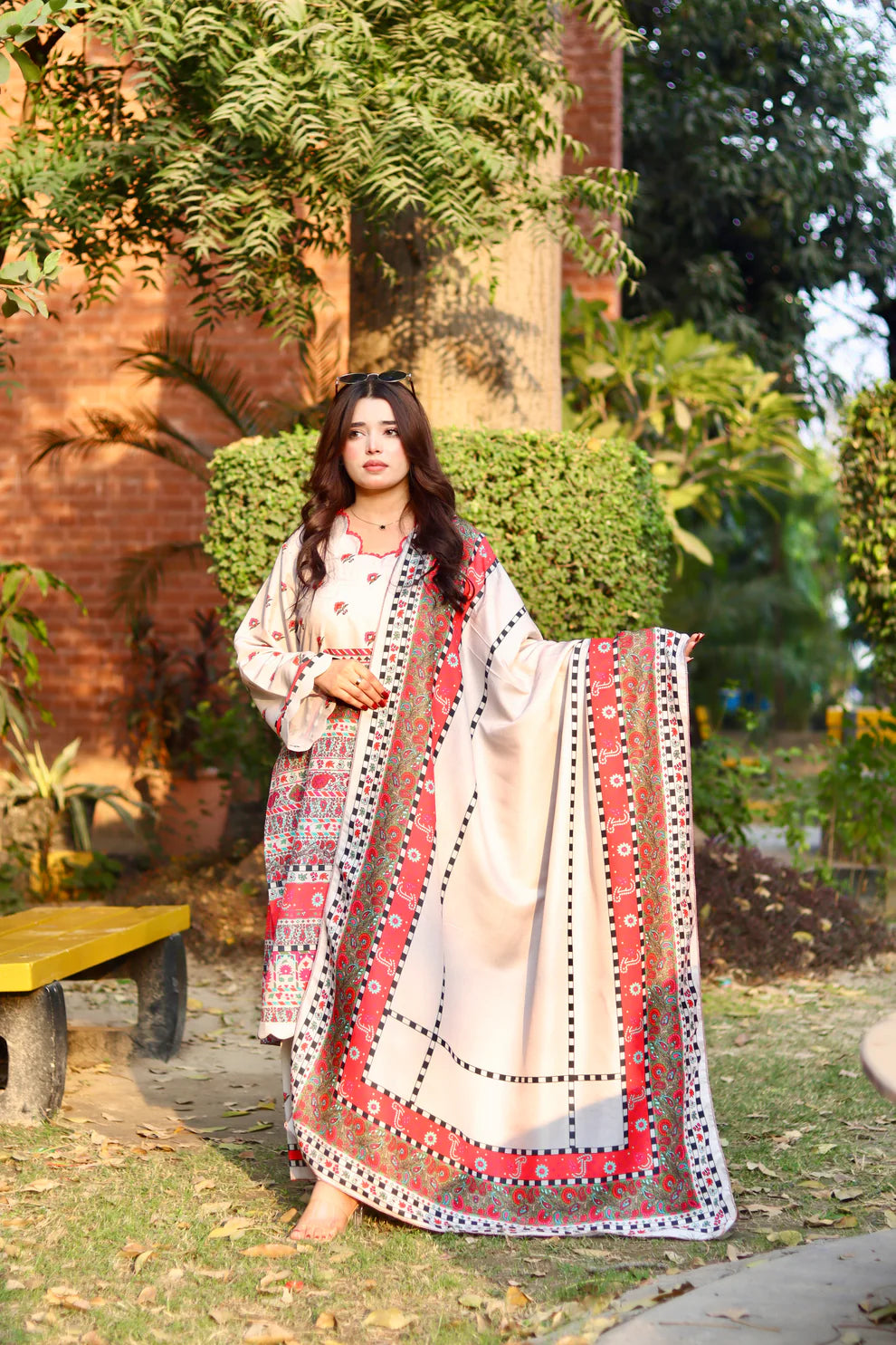 Resham - 3 Piece Stitched Dress