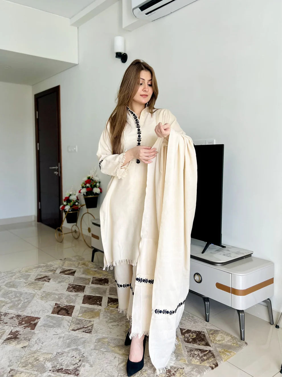 Aive - 3 Piece Stitched Dress