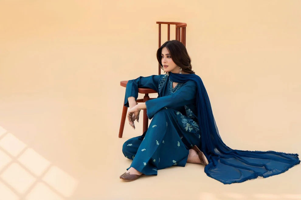 Samra - 3 Piece Stitched Dress