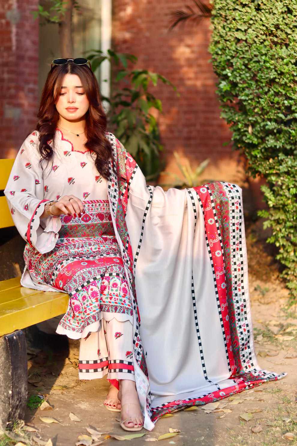 Resham - 3 Piece Stitched Dress