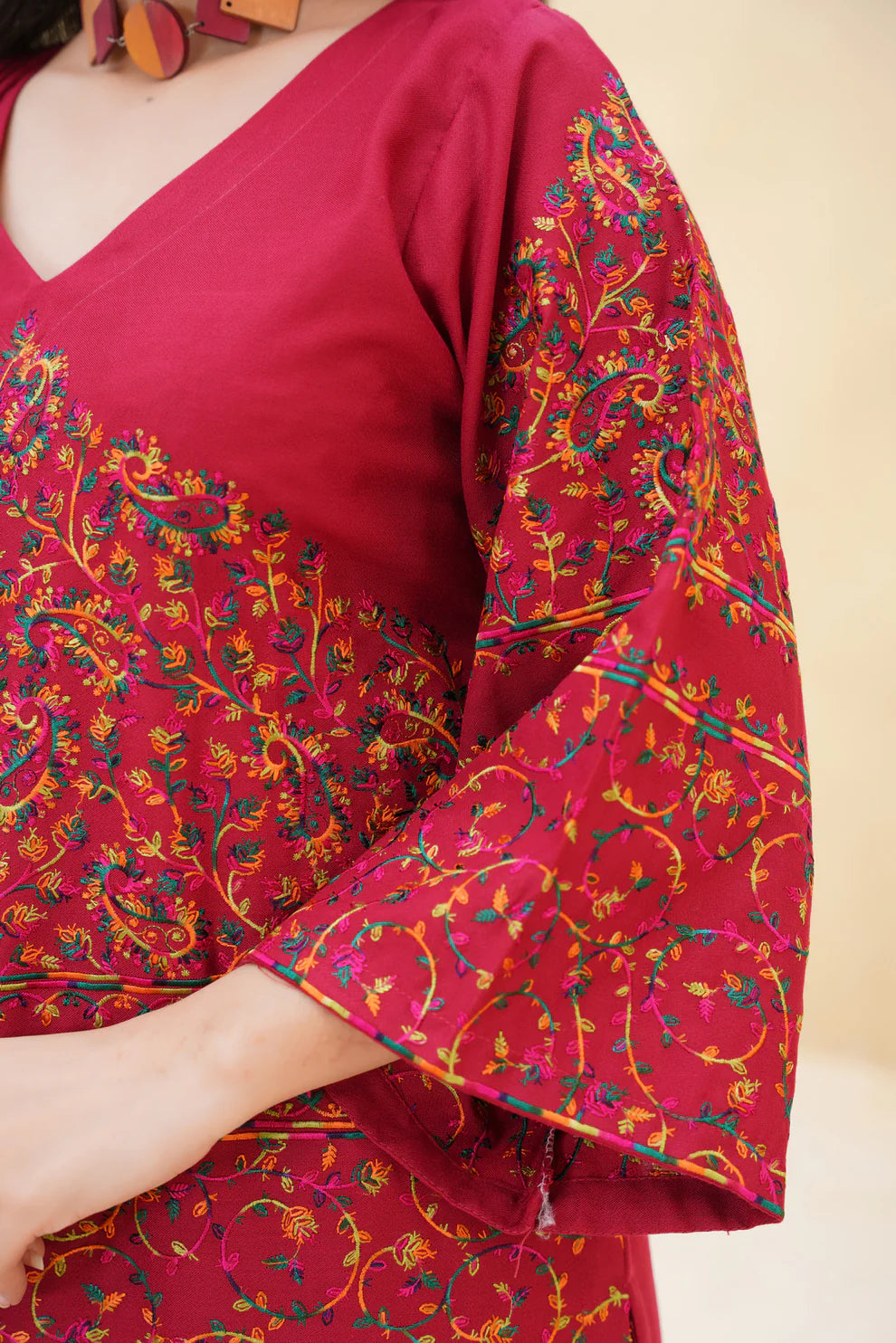 Gulaal 3PC Maroon