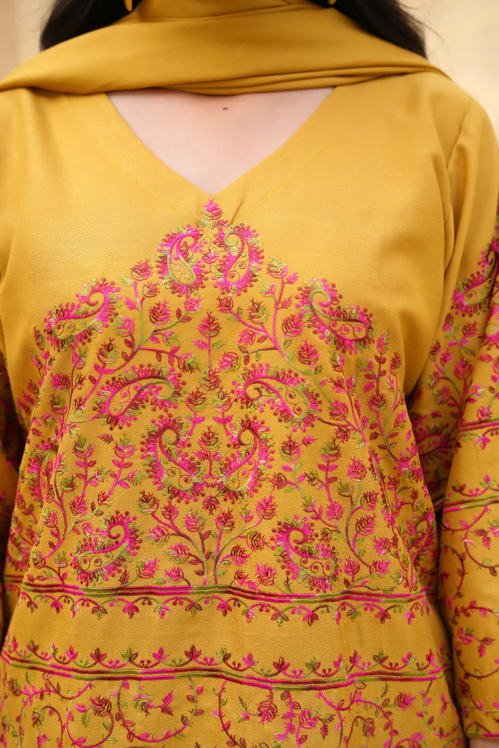 Gulaal - Lemon - 3 Piece Stitched Dress