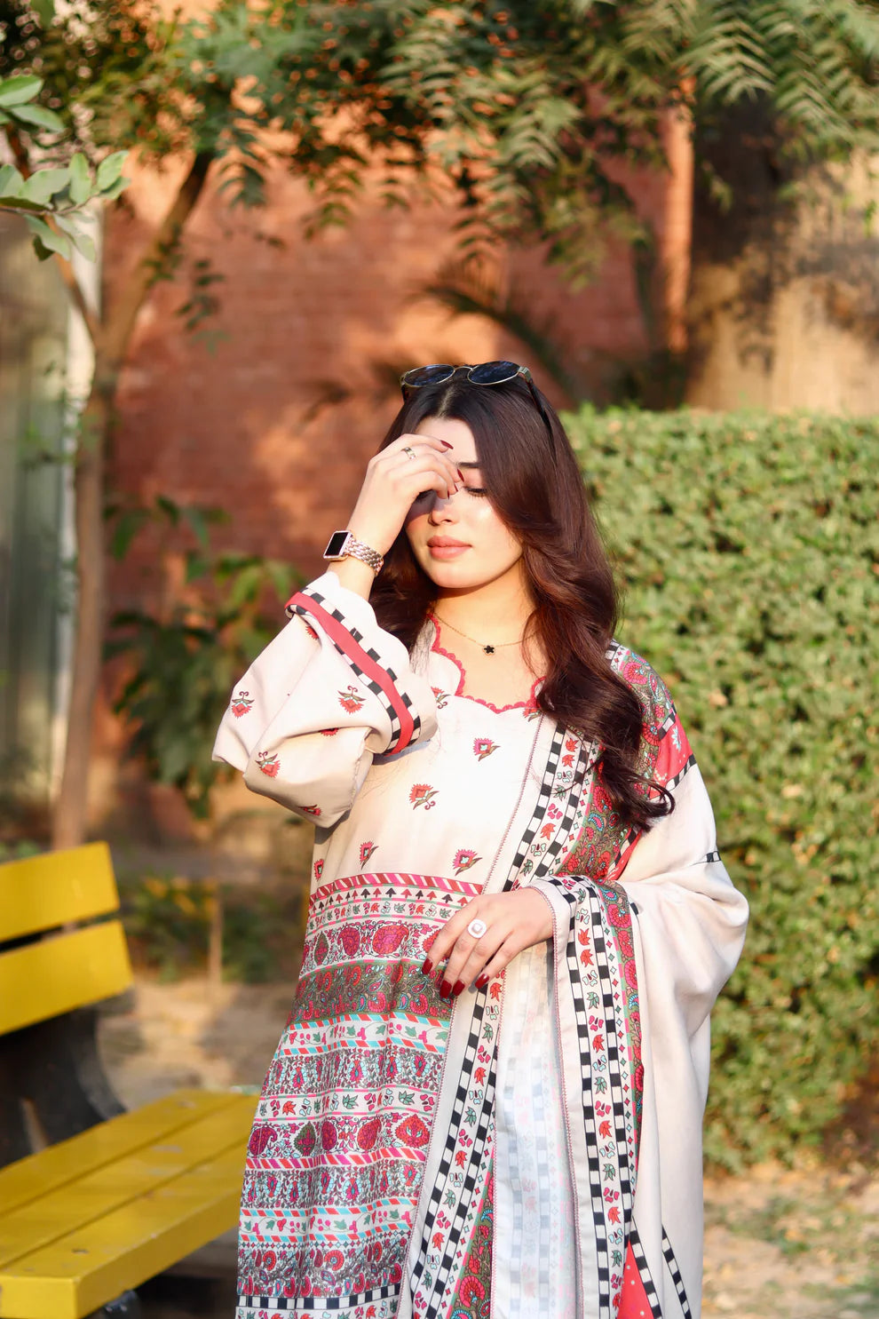Resham - 3 Piece Stitched Dress