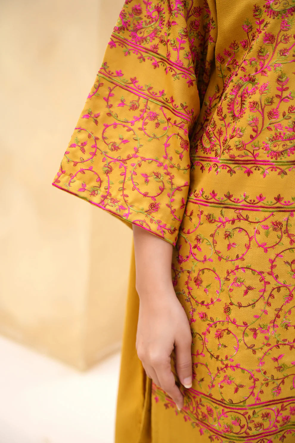 Gulaal - Lemon - 3 Piece Stitched Dress